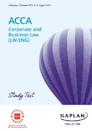 ACCA Corporate and Business Law ? England (LW ? ENG) Text 2022-23 (PDF eBook)