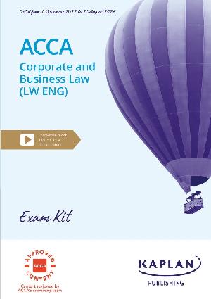 ACCA Corporate and Business Law - England (LW - ENG) Exam Kit 2023-24 (PDF eBook)