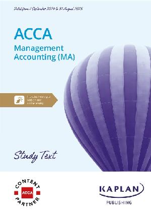 ACCA Management Accounting (MA) Text 2024-25 (PDF eBook)