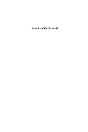 Histories of the Aftermath: The Legacies of the Second World War in Europe (PDF eBook)